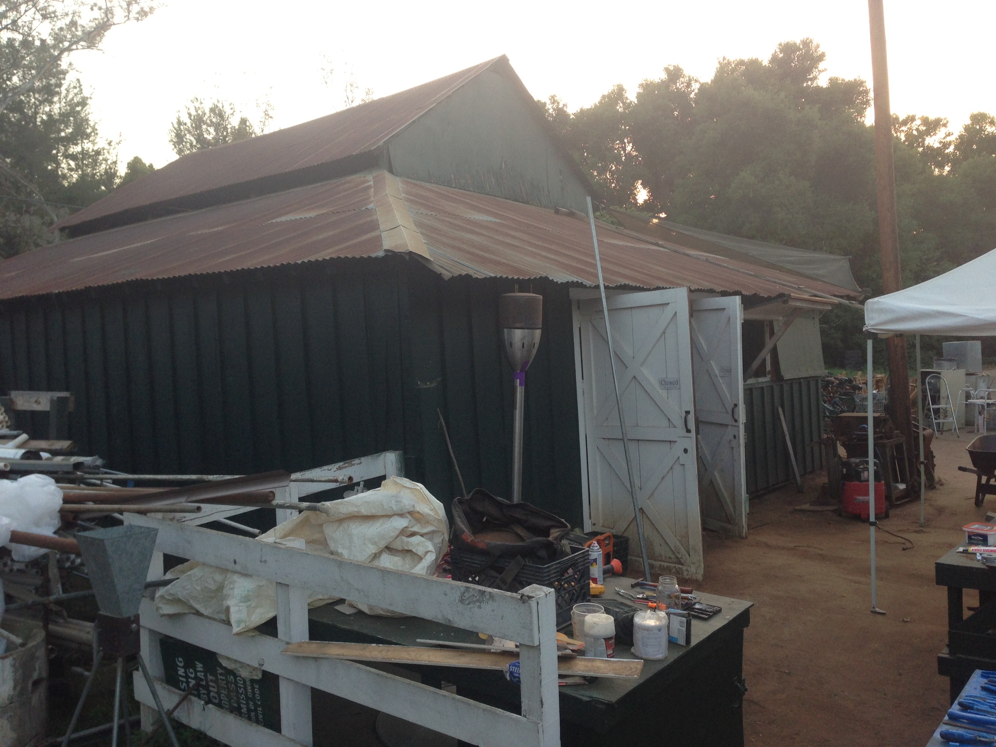 Outside view of the Barn